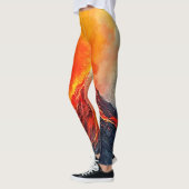Vulkanuitbarsting: Ruwe Kracht Leggings (Links)