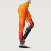 Vulkanuitbarsting: Ruwe Kracht Leggings (Rechts)