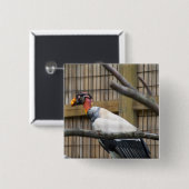 Vulkfotografie Vierkante Button 5,1 Cm (Voorkant /achterkant)