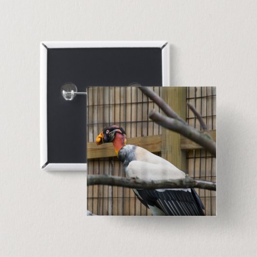 Vulkfotografie Vierkante Button 5,1 Cm (Voorkant /achterkant)