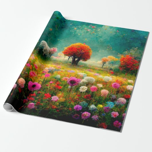 Vulkpapier Cadeaupapier (Uitgerold)