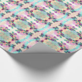 Vulkpapier voor botervliegen - verf cadeaupapier (Hoek)