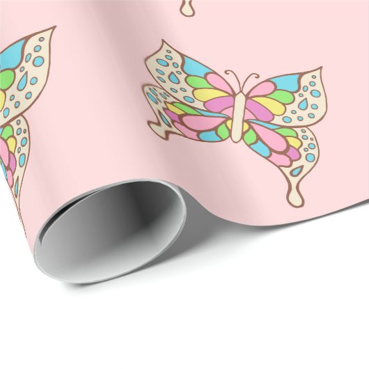 Vulkpapier voor vlinders cadeaupapier (Rol Hoek)