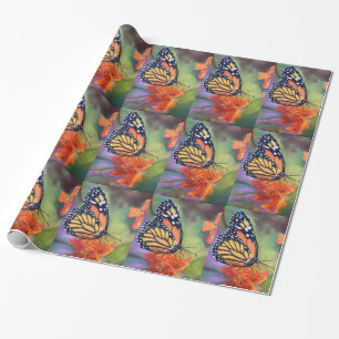 Vulkpapier voor vlinders cadeaupapier