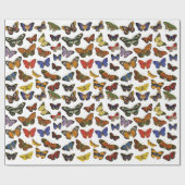 Vulkpapier voor vlinders cadeaupapier (Vlak)