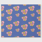 Vulkpapier voor vlinders cadeaupapier (Vlak)