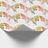 Vulkpapier voor vlinders cadeaupapier (Hoek)