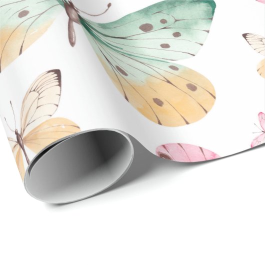 Vulkpapier voor vlinders cadeaupapier (Rol Hoek)