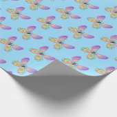 Vulkpapier voor vlinders cadeaupapier (Hoek)