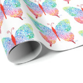 Vulkpapier voor vlinders cadeaupapier (Rol Hoek)