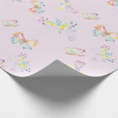 Vulkpapier voor vlinders, roze cadeaupapier (Hoek)