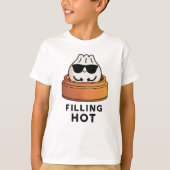 Vullen Heet Grappig Dumpling Pun T-shirt (Voorkant)