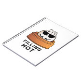 Vullende Hete Grappige Dumpling Woordspeling Notitieboek (Linkerzijde)