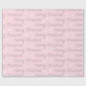 Vullig kerstpatroon Verpakkingspapier Cadeaupapier (Vlak)
