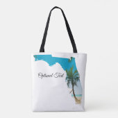 Vullingen van de kuilpalmboom van de Oostzee Tote Bag (Achterkant)