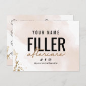 Vulmiddel Briefkaart Nazorg Instructie (Voorkant / Achterkant)