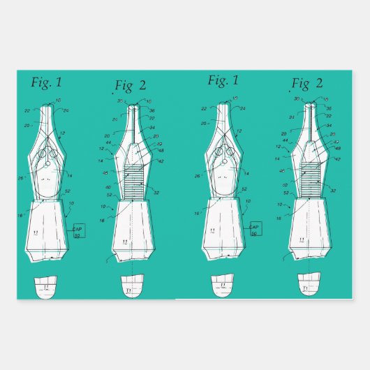 Vulpen artwork inpakpapier (Voorkant 2)