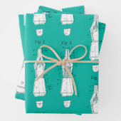 Vulpen artwork inpakpapier (In situ)