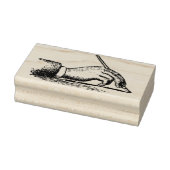 Vulpen in hand rubberen stempel (Stempel)