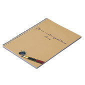 Vulpen met inktvlek - Notitieboek (Linkerzijde)