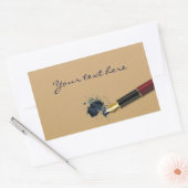 Vulpen Vulpen met inktlot - Kticker Rechthoekige Sticker (Envelop)