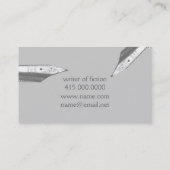  vulpenschrijver visitekaartje (Achterkant)