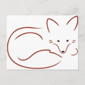 Vulpes Vulpes Briefkaart (Voorkant)
