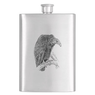 Vulture Bird Realistic Sketch Heupfles