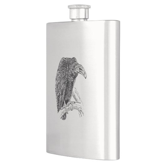 Vulture Bird Realistic Sketch Heupfles (Links)