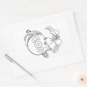 Vulture Cannonball Pick Rechthoekige Sticker (Envelop)