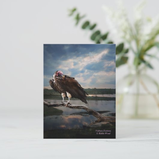 Vulture Fantasy Briefkaart (Staand voorkant)