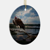 Vulture Fantasy keramische hangende sierbloem Keramisch Ornament (Rechts)