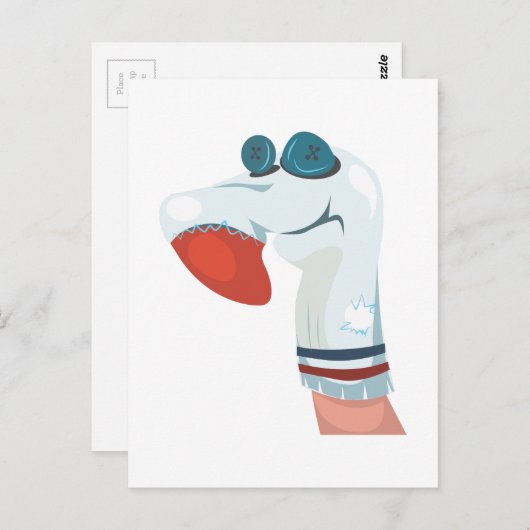 Vulture Head Briefkaart (Voorkant / Achterkant)