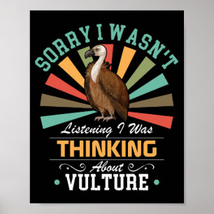 Vulture liefhebbers Sorry dat ik niet luisterde ik Poster