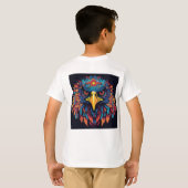Vulture Print T- T-shirt (Achterkant volledig)