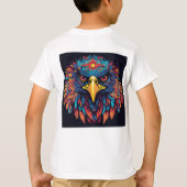 Vulture Print T- T-shirt (Achterkant)