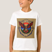 Vulture Print T- T-shirt (Voorkant)