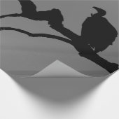 Vulture Silhouette Cadeaupapier (Hoek)