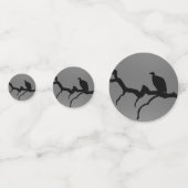 Vulture Silhouette Confetti (Voorkanten)