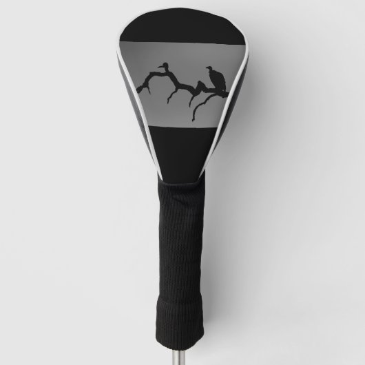 Vulture Silhouette Golfheadcover (Voorkant)