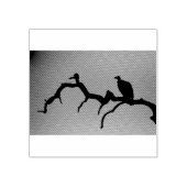 Vulture Silhouette Rubberstempel (Afrduk)