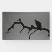 Vulture Silhouette Spandoek (Horizontaal)