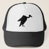 Vulture Silhouette Trucker Pet (Voorkant)