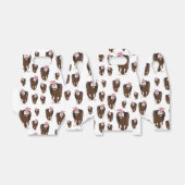 Vulture vogels Pattern Bedankdoosjes (Uitgevouwen)