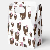 Vulture vogels Pattern Bedankdoosjes (Geopend)