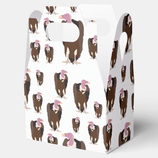 Vulture vogels Pattern Bedankdoosjes (Geopend)