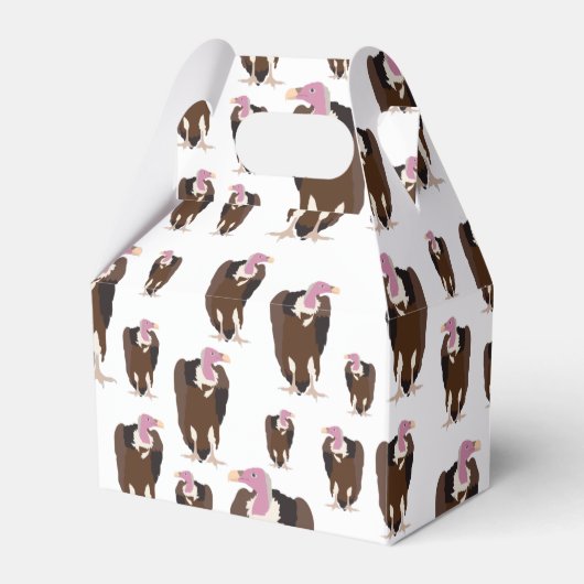 Vulture vogels Pattern Bedankdoosjes (Voorkant Zijde)