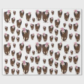 Vulture vogels Pattern Cadeaupapier (Vlak)