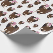 Vulture vogels Pattern Cadeaupapier (Hoek)