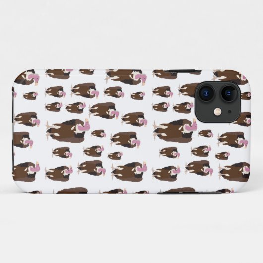 Vulture vogels Pattern Case-Mate iPhone Case (Achterkant (horizontaal))